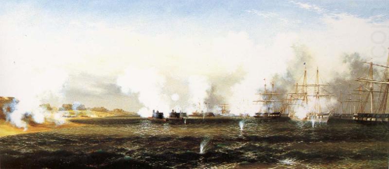 Xanthus Russell Smith Attack on Fort Fisher,North Carolina china oil painting image